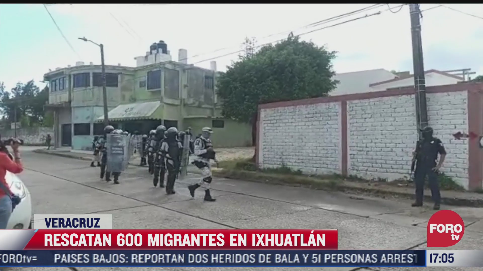 rescatan a 600 migrantes hacinados en veracruz