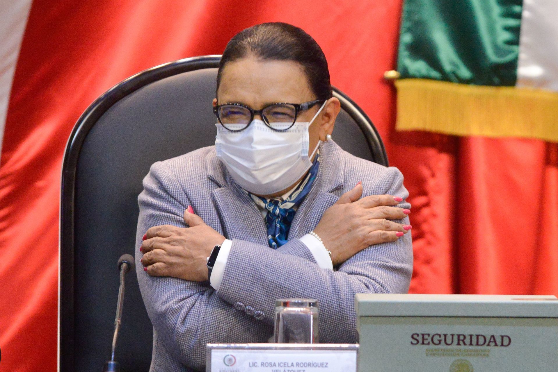 Rosa Icela Rodríguez, secretaria de Seguridad y Protección Ciudadana, acudió a comparecer ante la comisión de Seguridad Ciudadana de la Cámara de Diputados (Cuartoscuro)