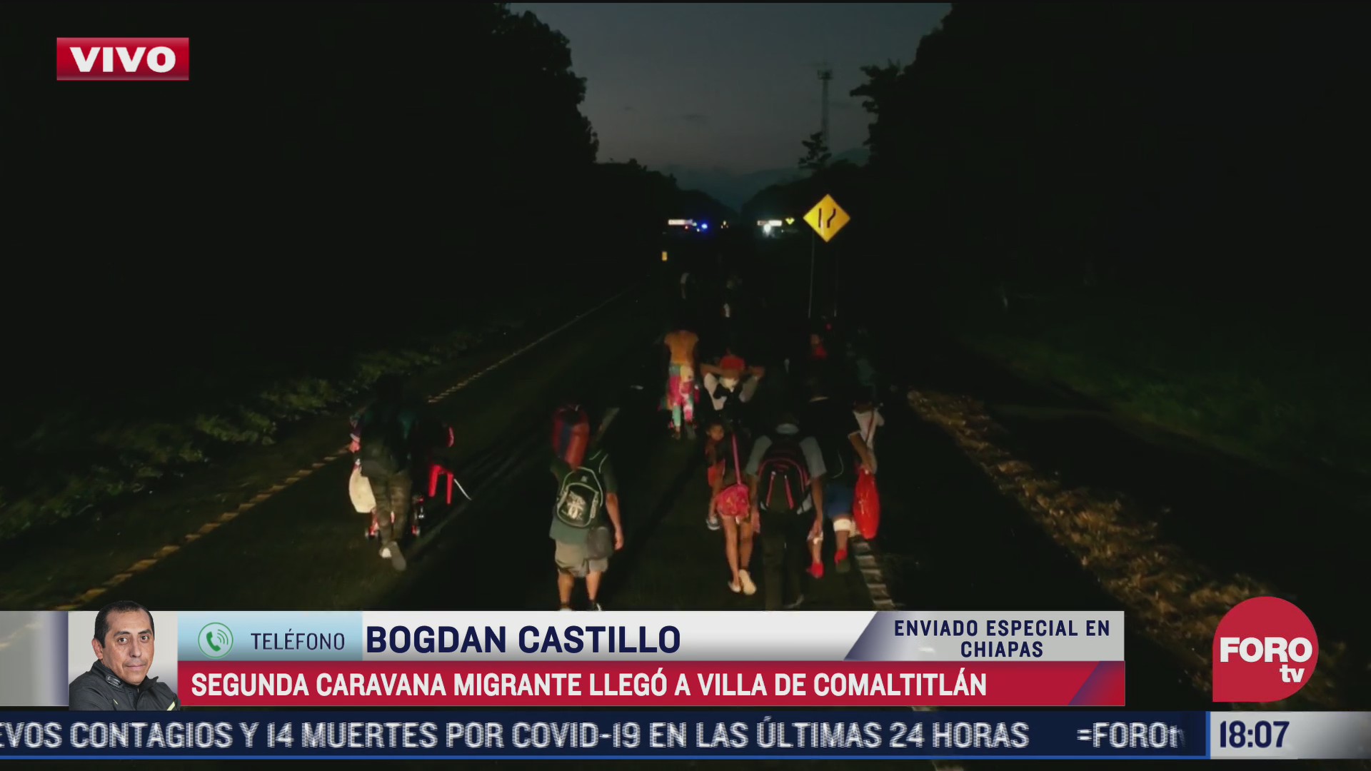 segunda caravana migrante llega a villa de comaltitlan