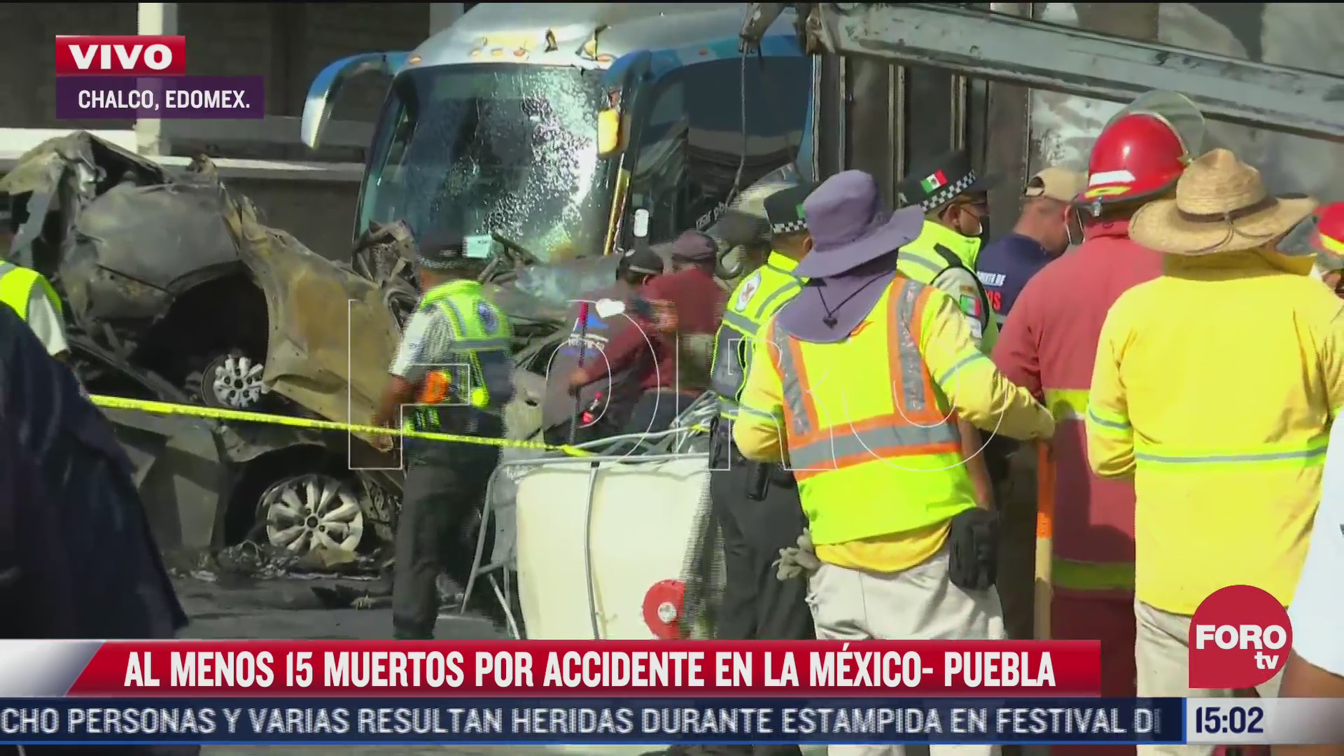 suman 15 muertos por accidente en la mexico puebla