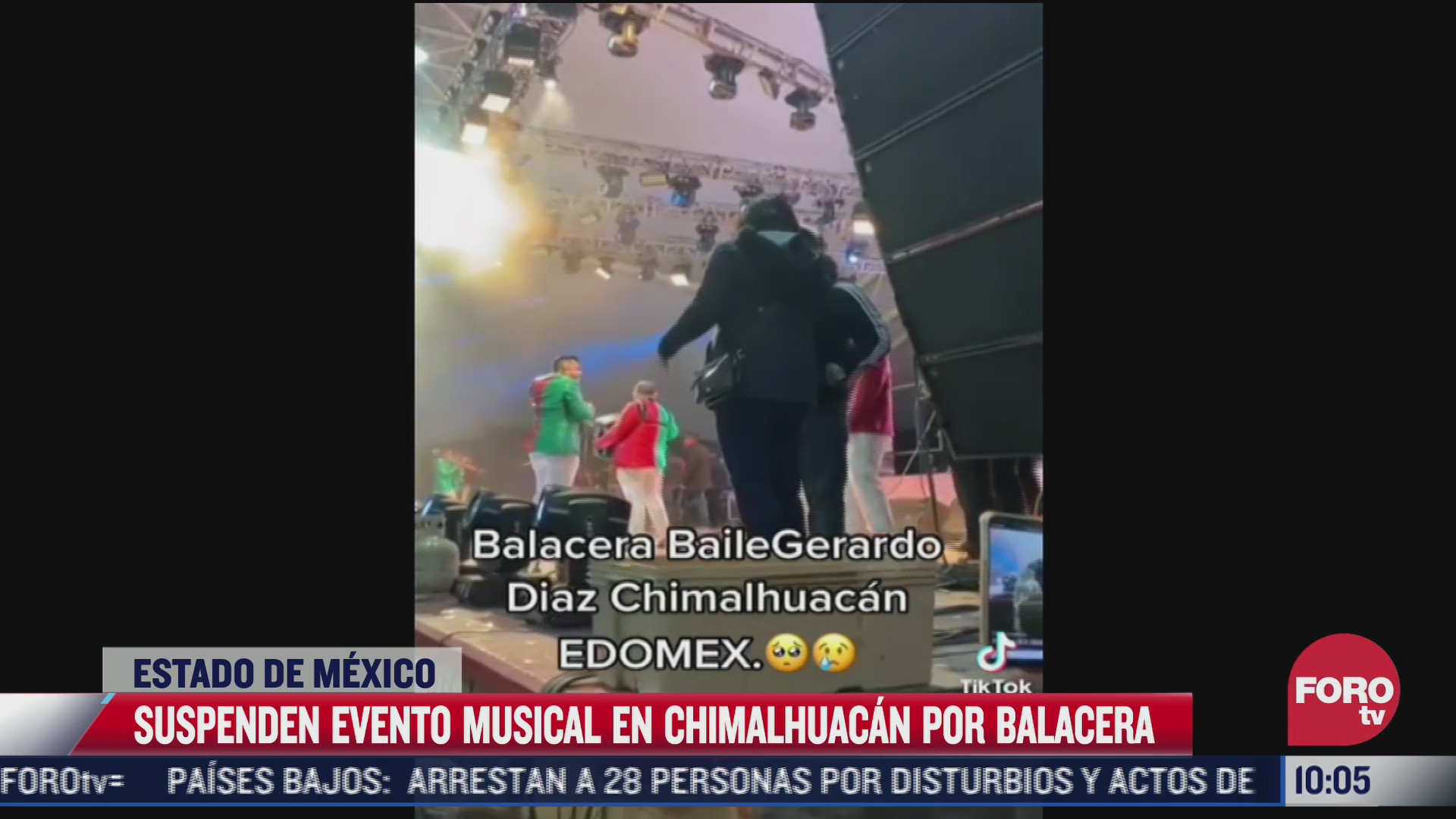 suspenden evento musical en chimalhuacan por balacera