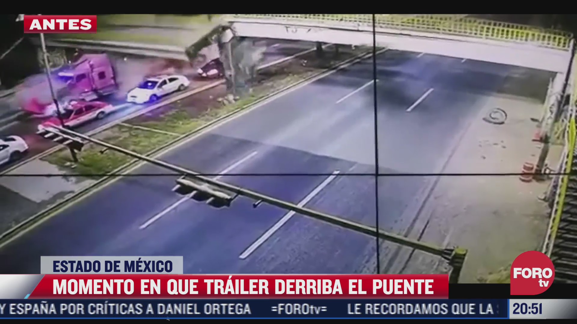 video graban momento exacto del colapso de puente en la mexico texcoco
