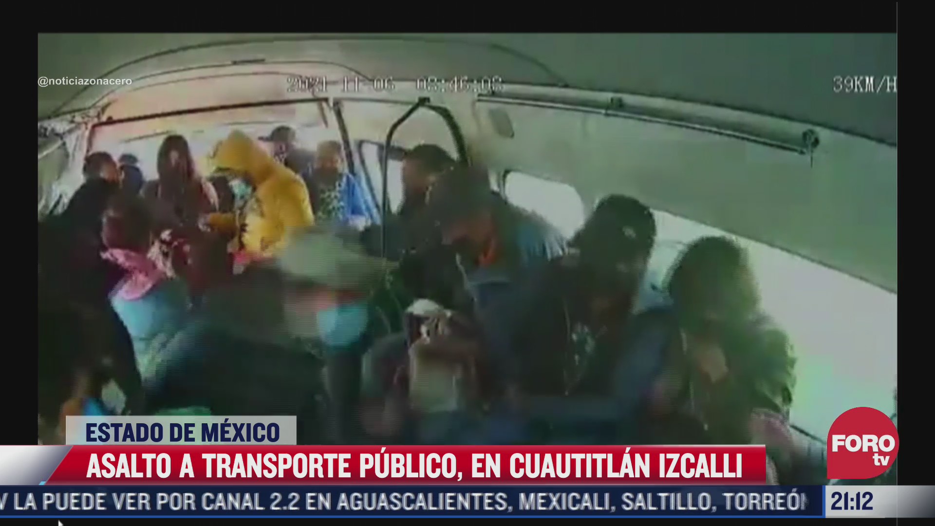 video otro asalto al transporte publico en el edomex
