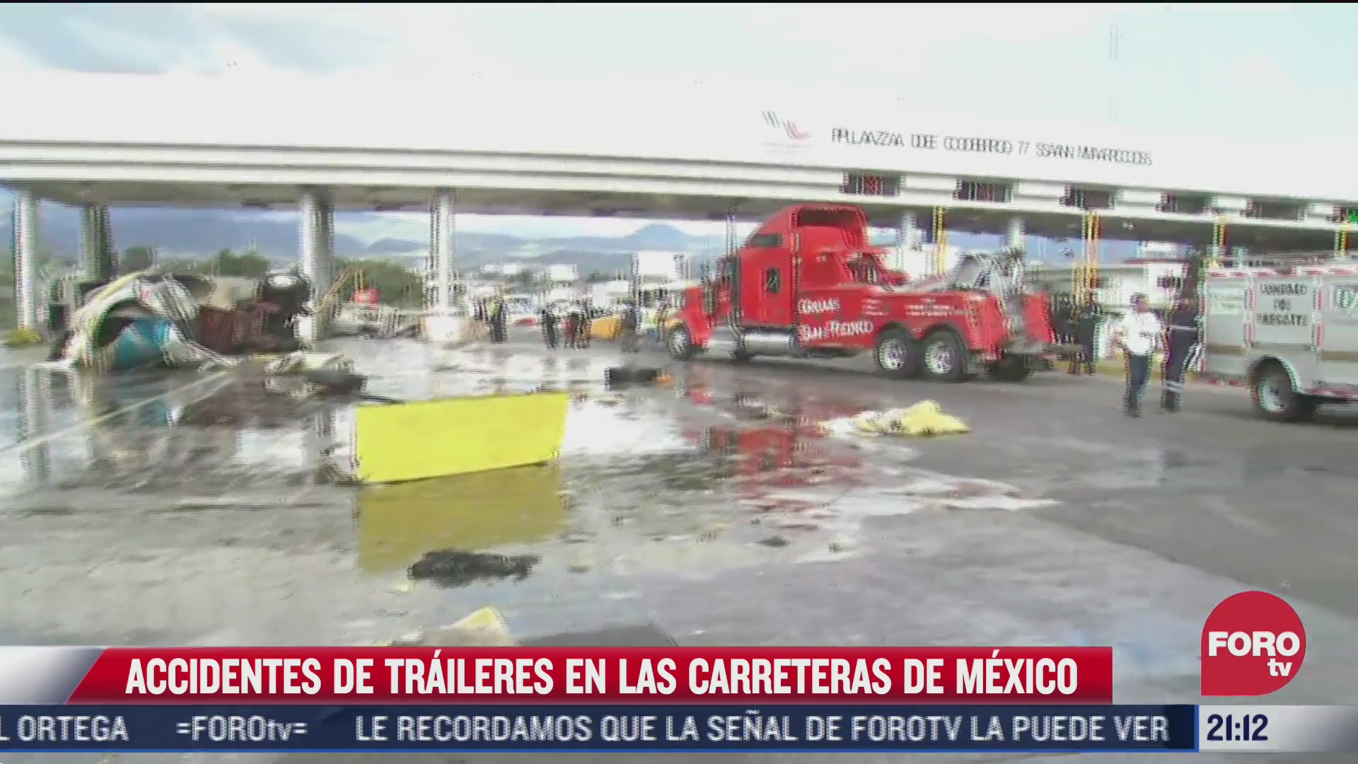 video recuento de los fatales accidentes de transito provocados por traileres en mexico