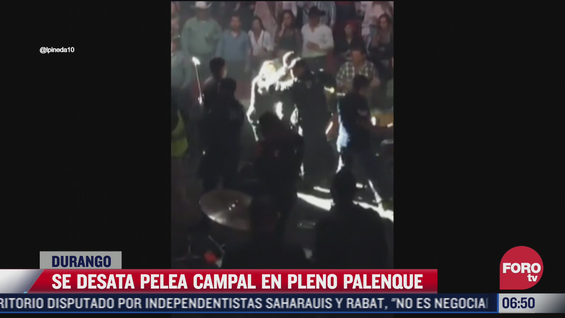 video se desata pelea campal durante presentacion de julion alvarez en durango