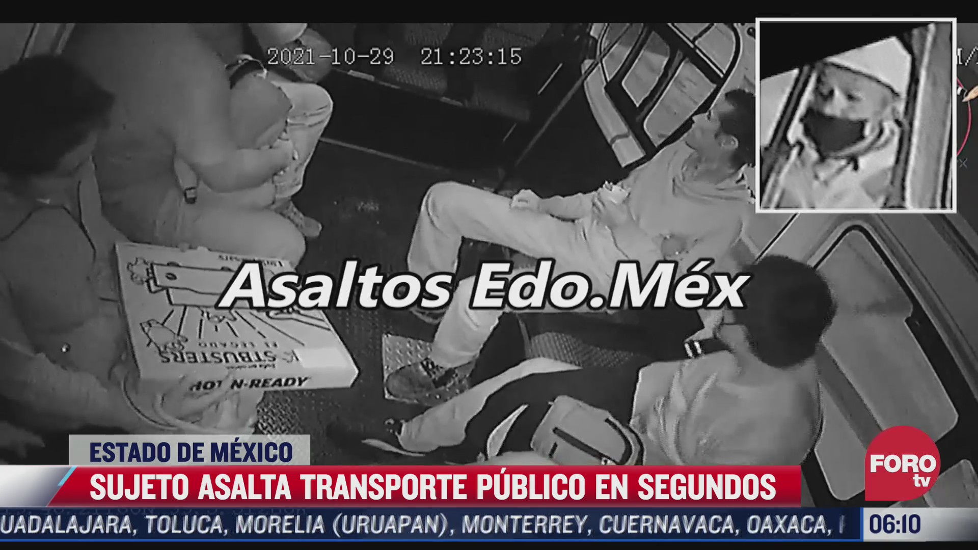 video sujeto asalta a pasajeros de transporte publico en tultitlan estado de mexico
