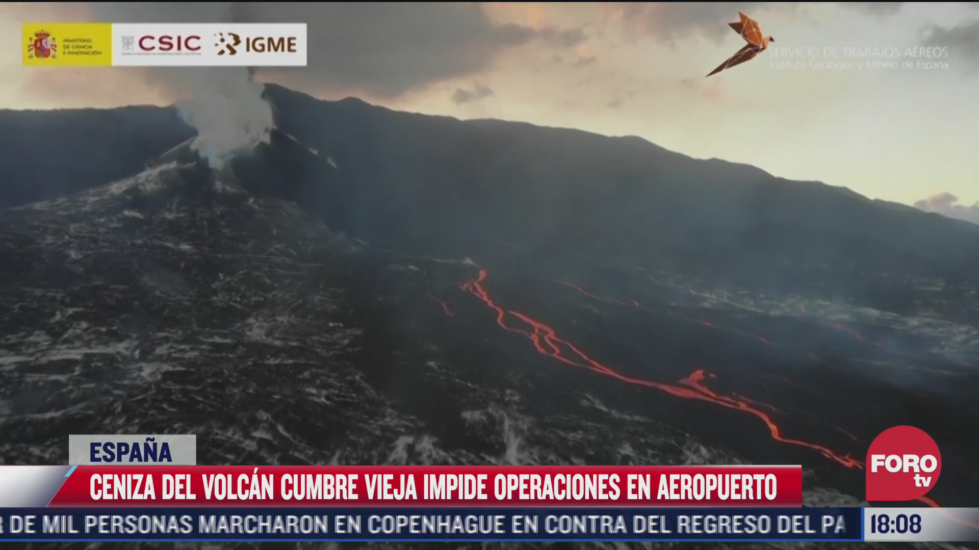 volcan cumbre vieja impide operaciones en aeropuerto