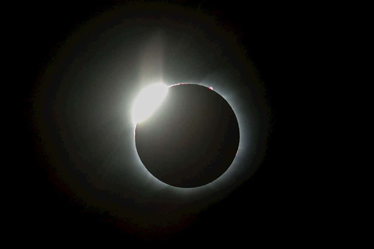 Eclipse solar en la Antártida