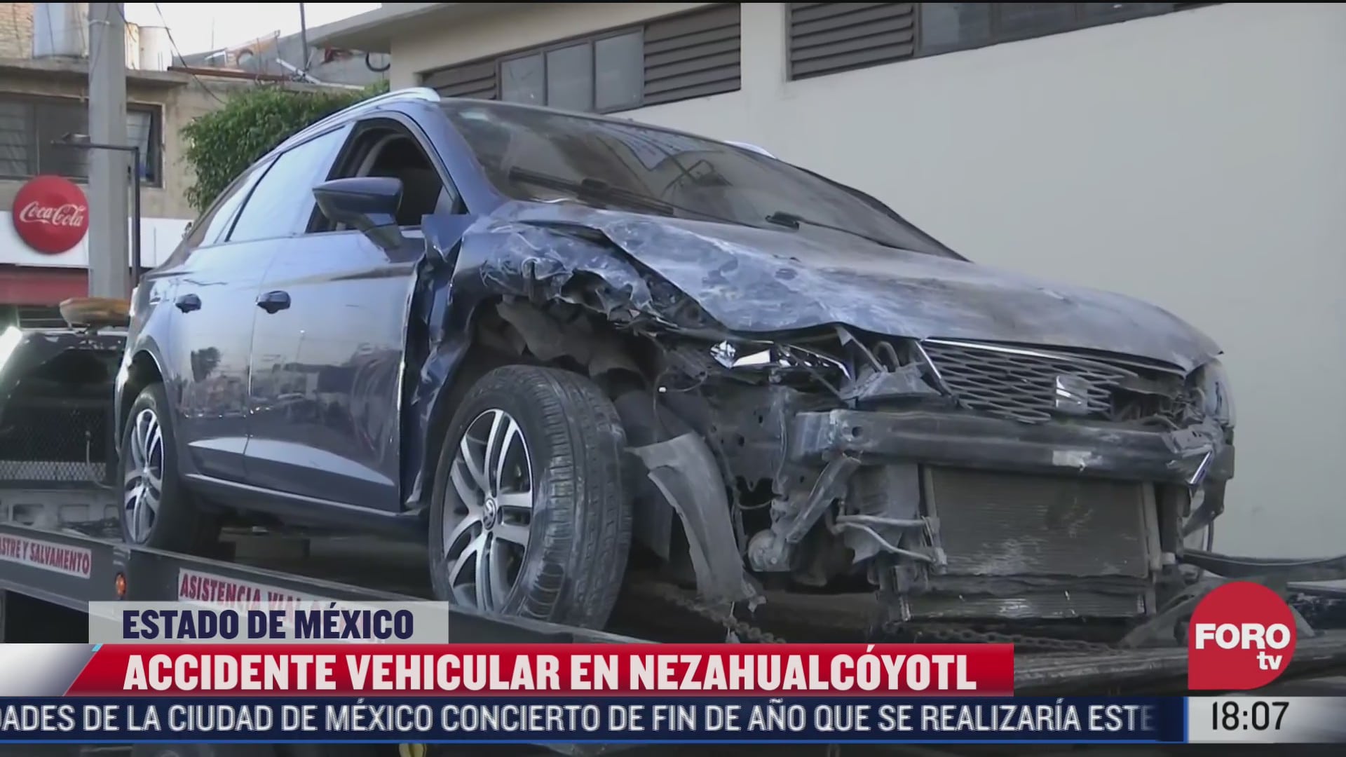 accidente deja dos heridos en ciudad nezahualcoyotl