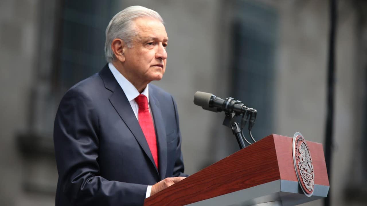 El presidente de México, Andrés Manuel López Obrador (AMLO), en el Zócalo de la CDMX, 1 de diciembre de 2021 (lopezobrador.org.mx)