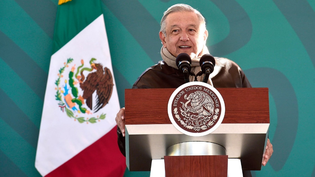 Andrés Manuel López Obrador, presidente de México, durante la mañanera