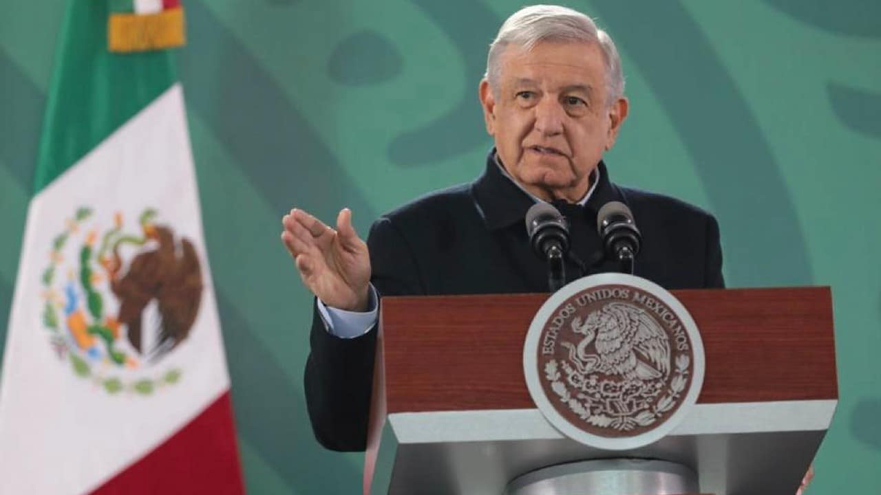 El presidente Andrés Manuel López Obrador en conferencia de prensa desde Morelia, Michoacán