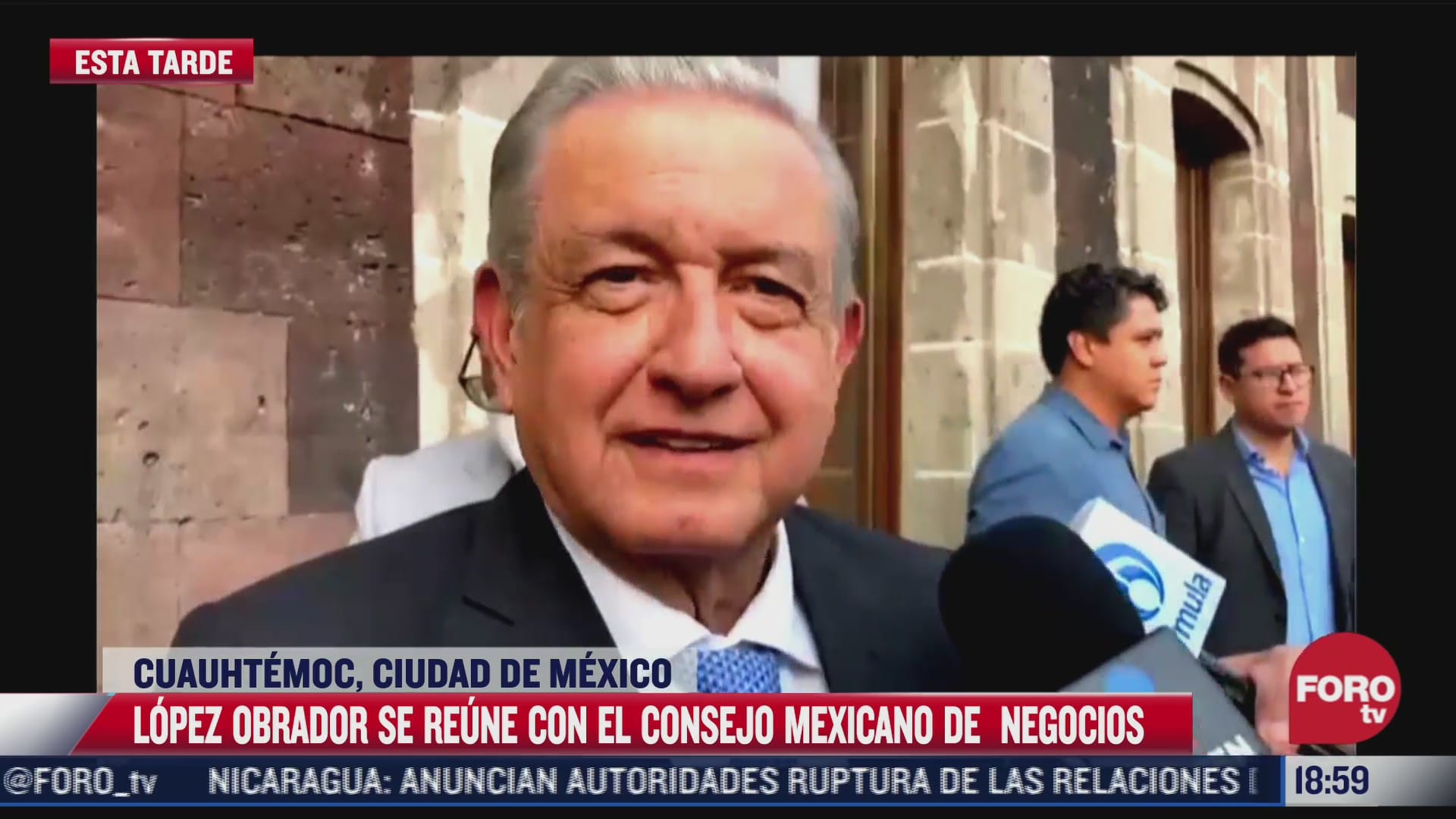 amlo sostiene reunion con consejo mexicano de negocios