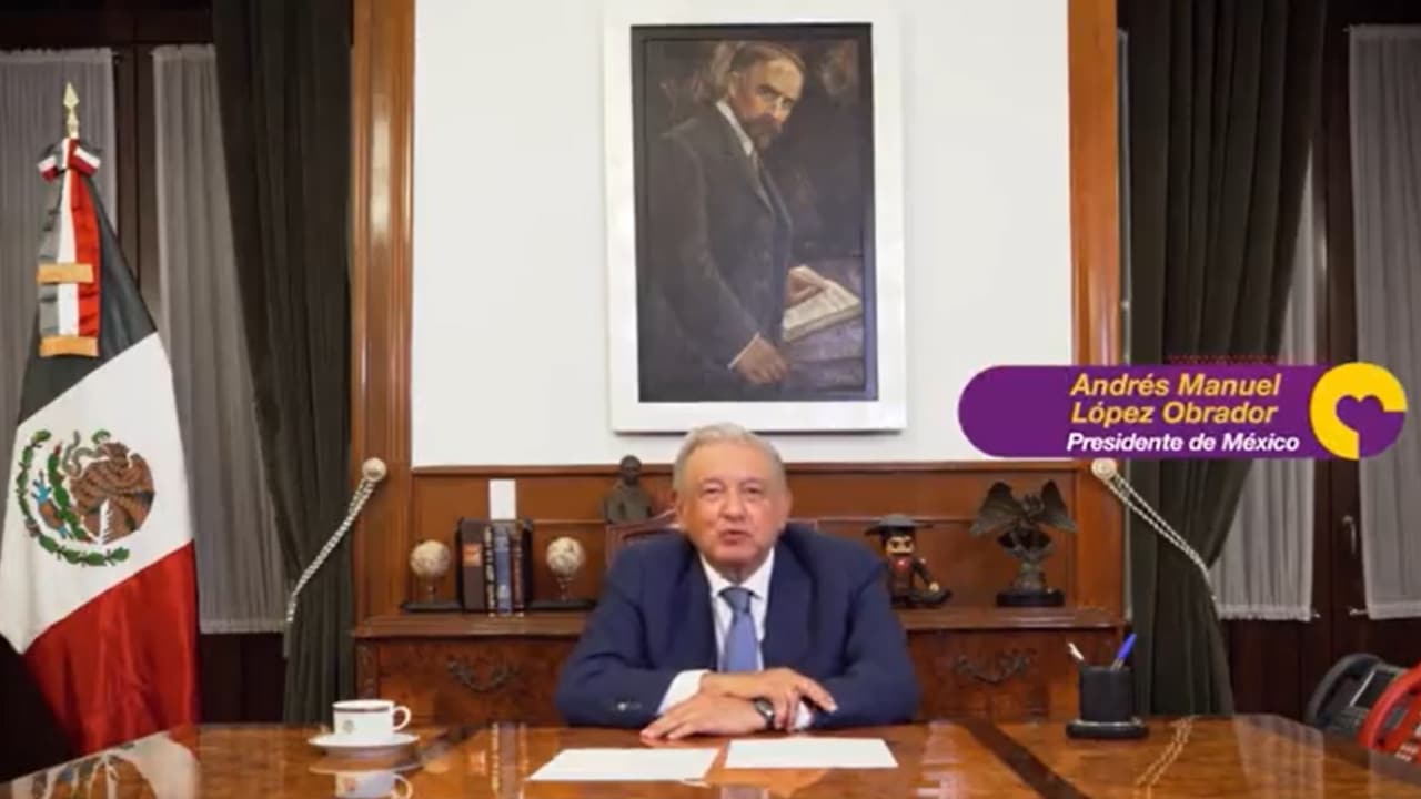 El presidente Andrés Manuel López Obrador envía mensaje sobre Teletón. Fuente: Twitter @TeletonMexico