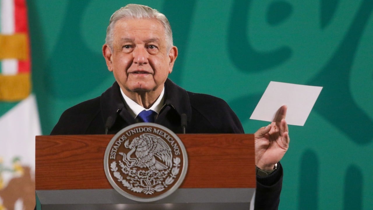 El presidente Andrés Manuel López Obrador encabezó la conferencia mañanera en el Palacio Nacional