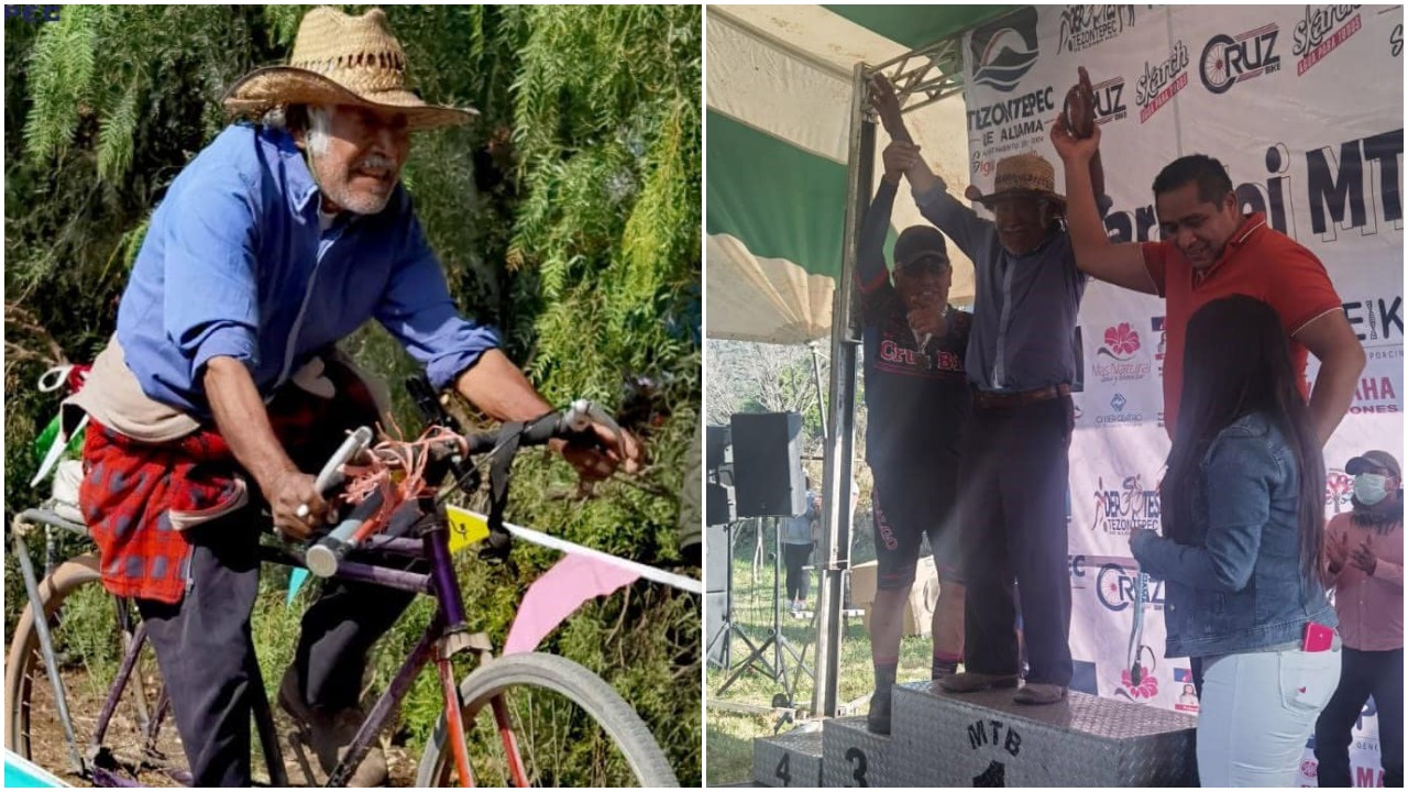 Don Anselmo, Reto Xicuco, ciclismo, Hidalgo, Facebook