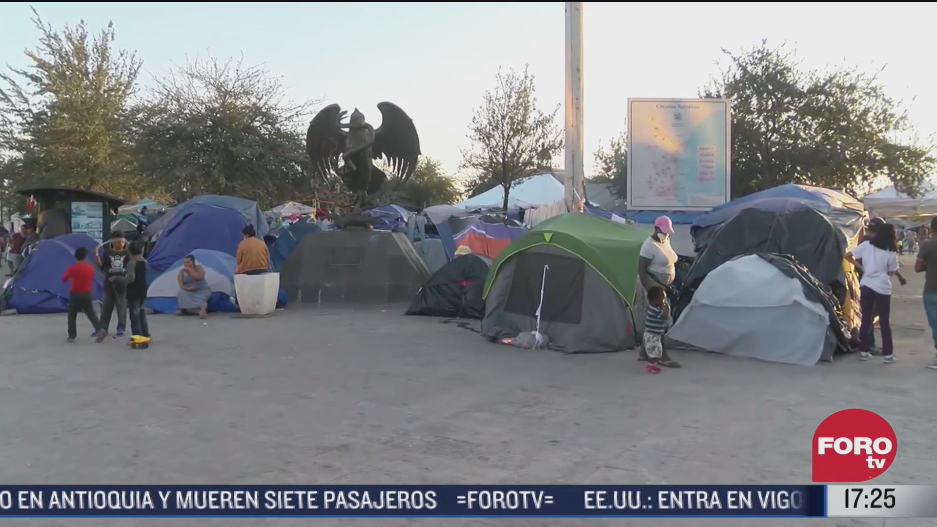 asi es la situacion de migrantes en un campamento improvisado en reynosa tamaulipas