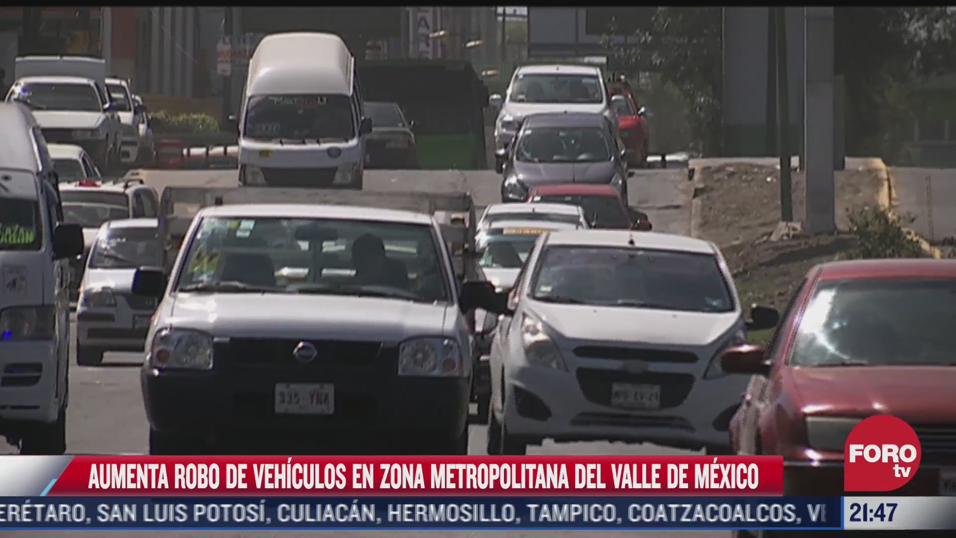 aumenta robo de vehiculo en el valle de mexico