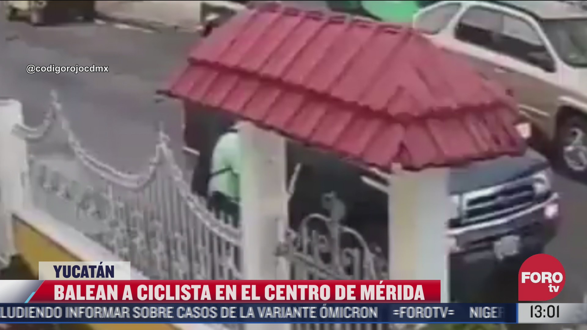ciclista fue baleado en merida yucatan