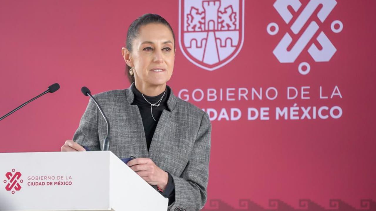 Claudia Sheinbaum, jefa de Gobierno de la Ciudad de México, ofrece una conferencia de prensa
