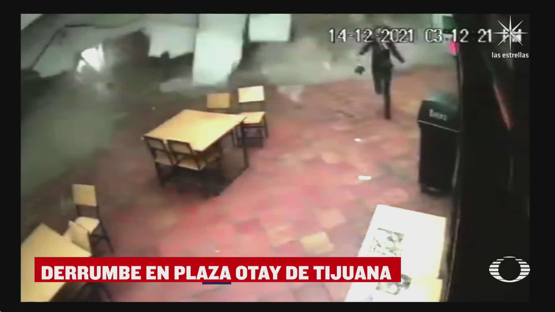 colapsa techo del centro comercial plaza otay en tijuana baja california