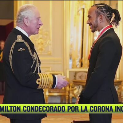 Corona británica nombra Sir a Lewis Hamilton