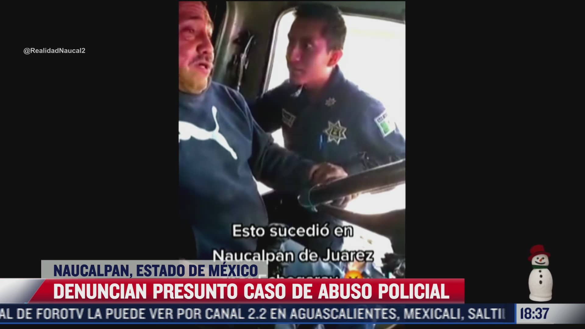 denuncian caso de abuso policial en el estado de mexico
