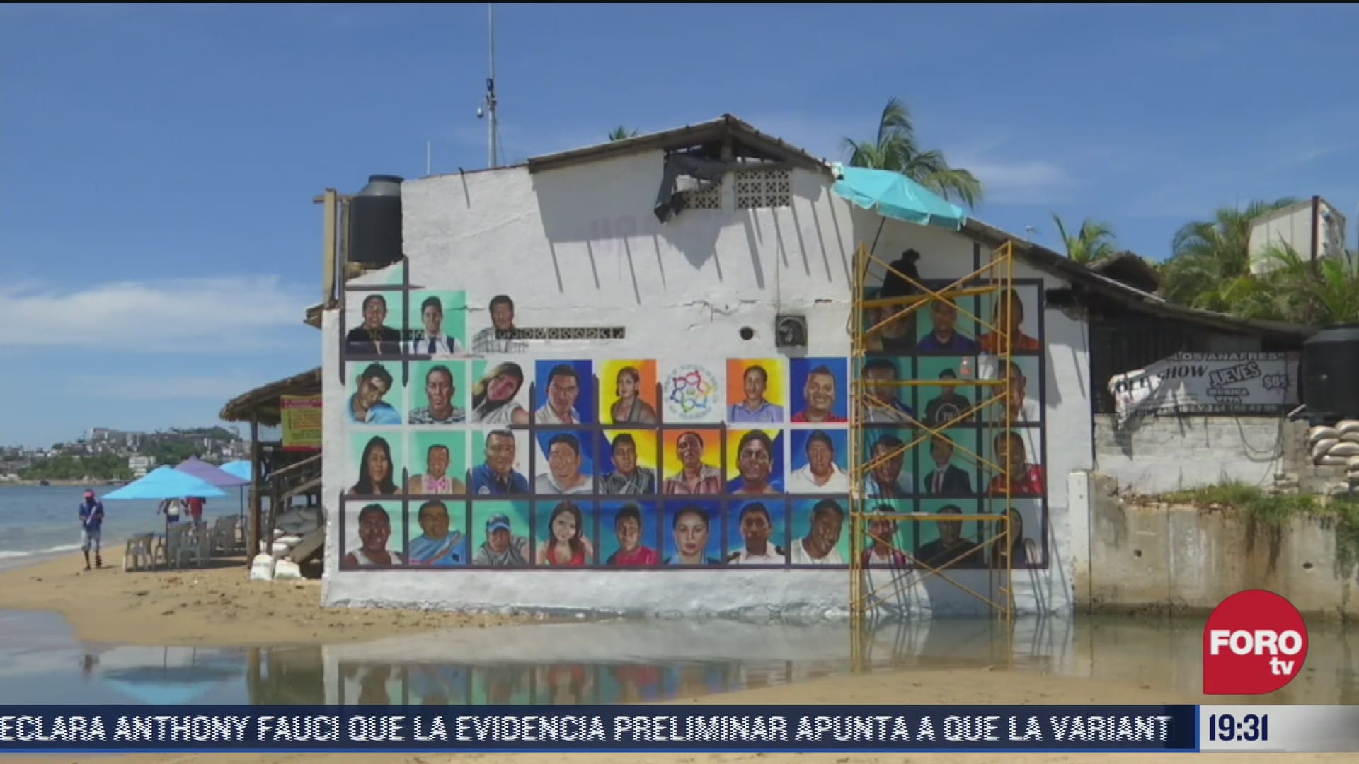 desconocidos borran mural dedicado a desparecidos en acapulco guerrero