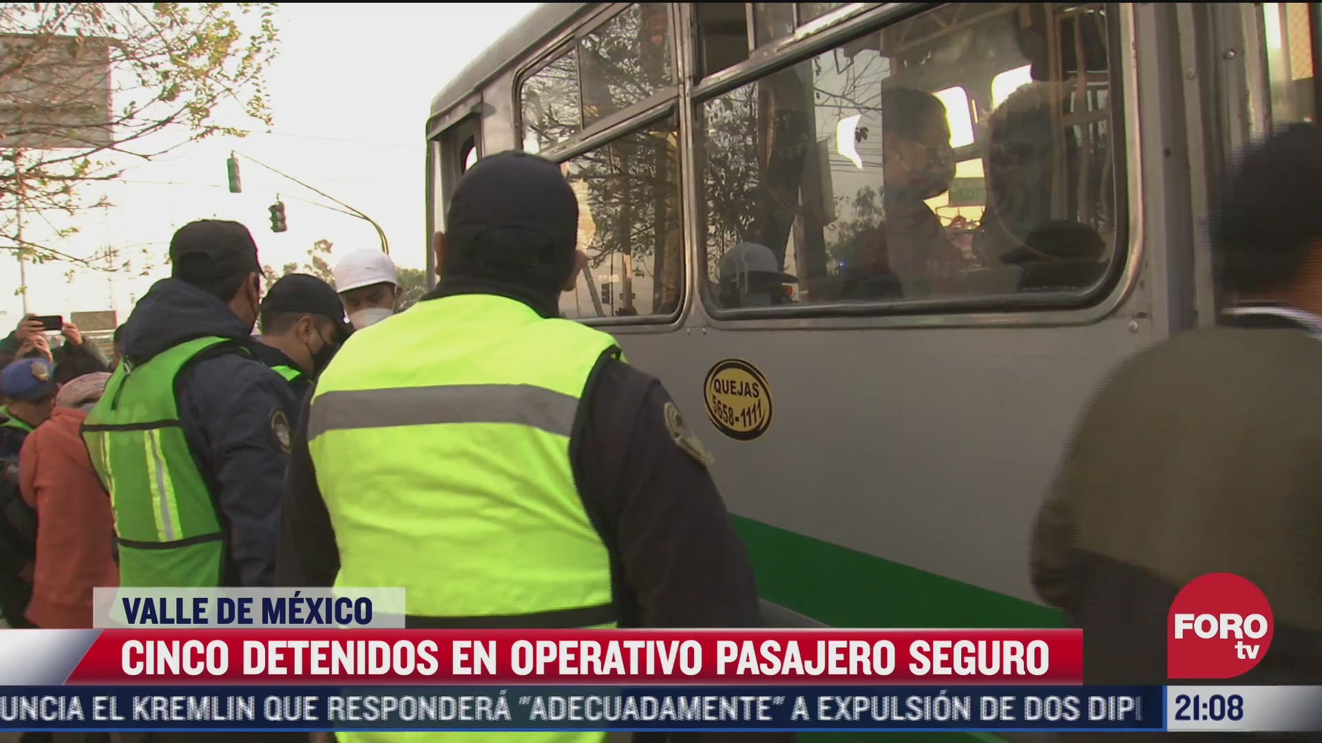detienen a 5 personas en operativo pasajero seguro en limites de cdmx y ecatepec