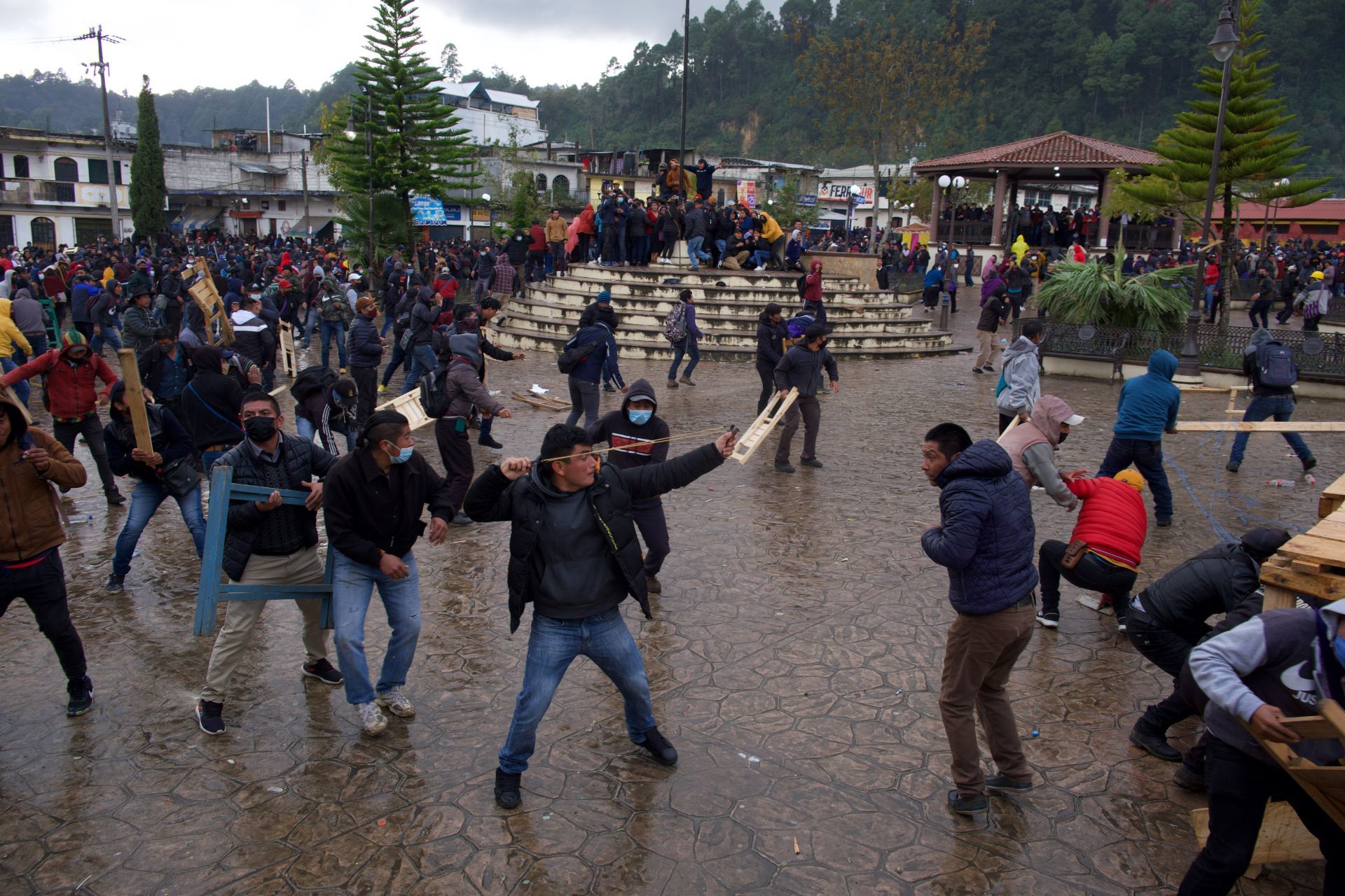 Tensión en Oxchuc, Chiapas, tras enfrentamieto