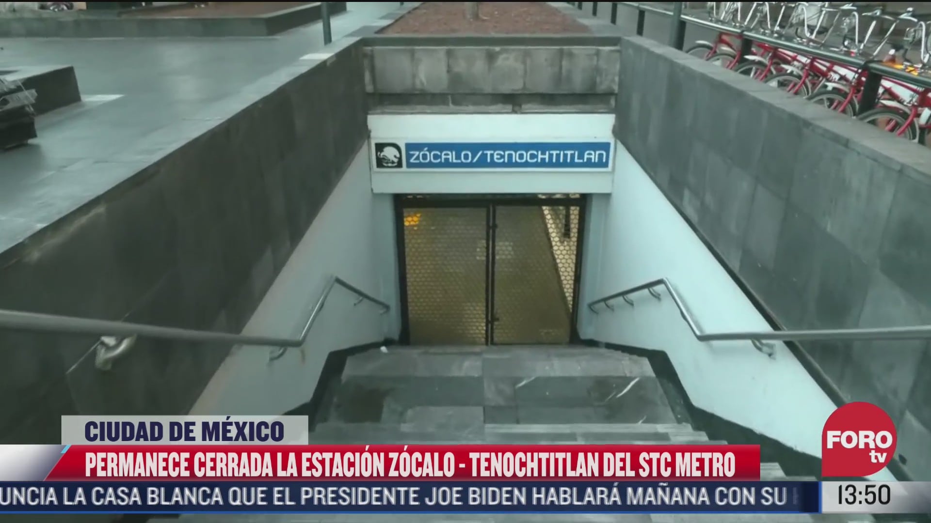 estacion zocalo tenochtitlan del metro permanecera cerrada