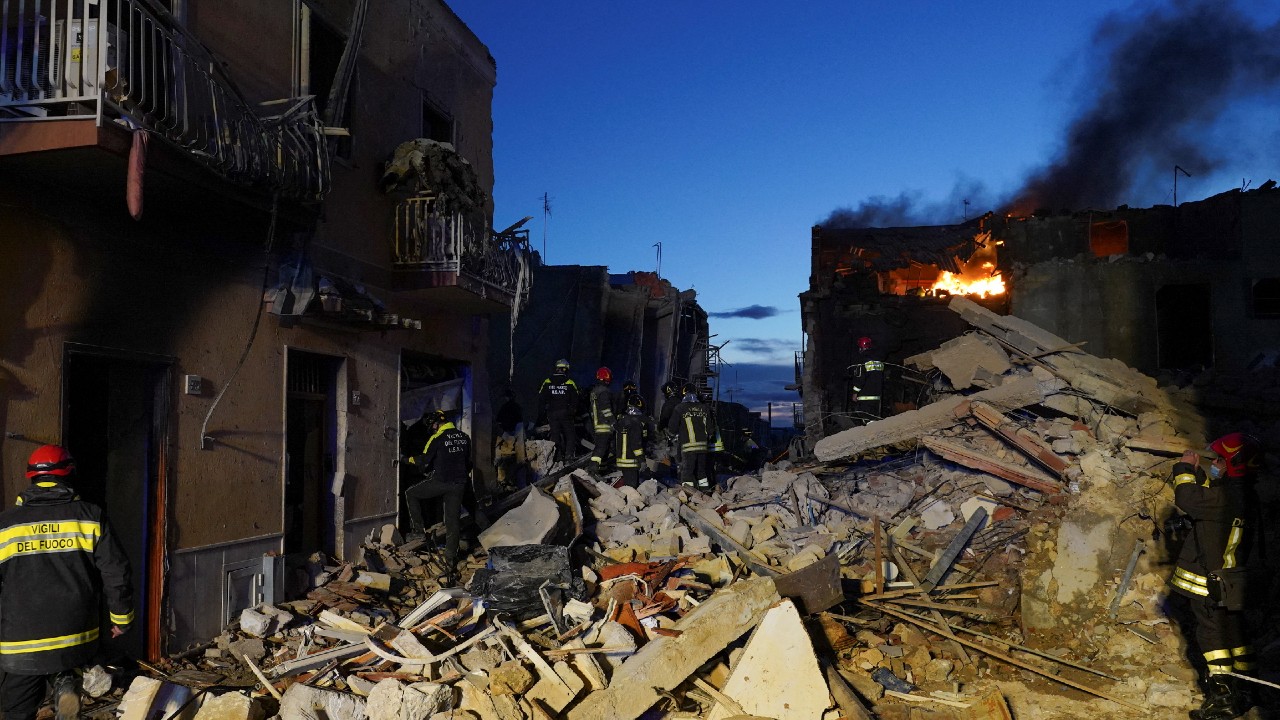 Explosión de gas en Ravanusa, Sicilia, deja al menos cuatro muertos