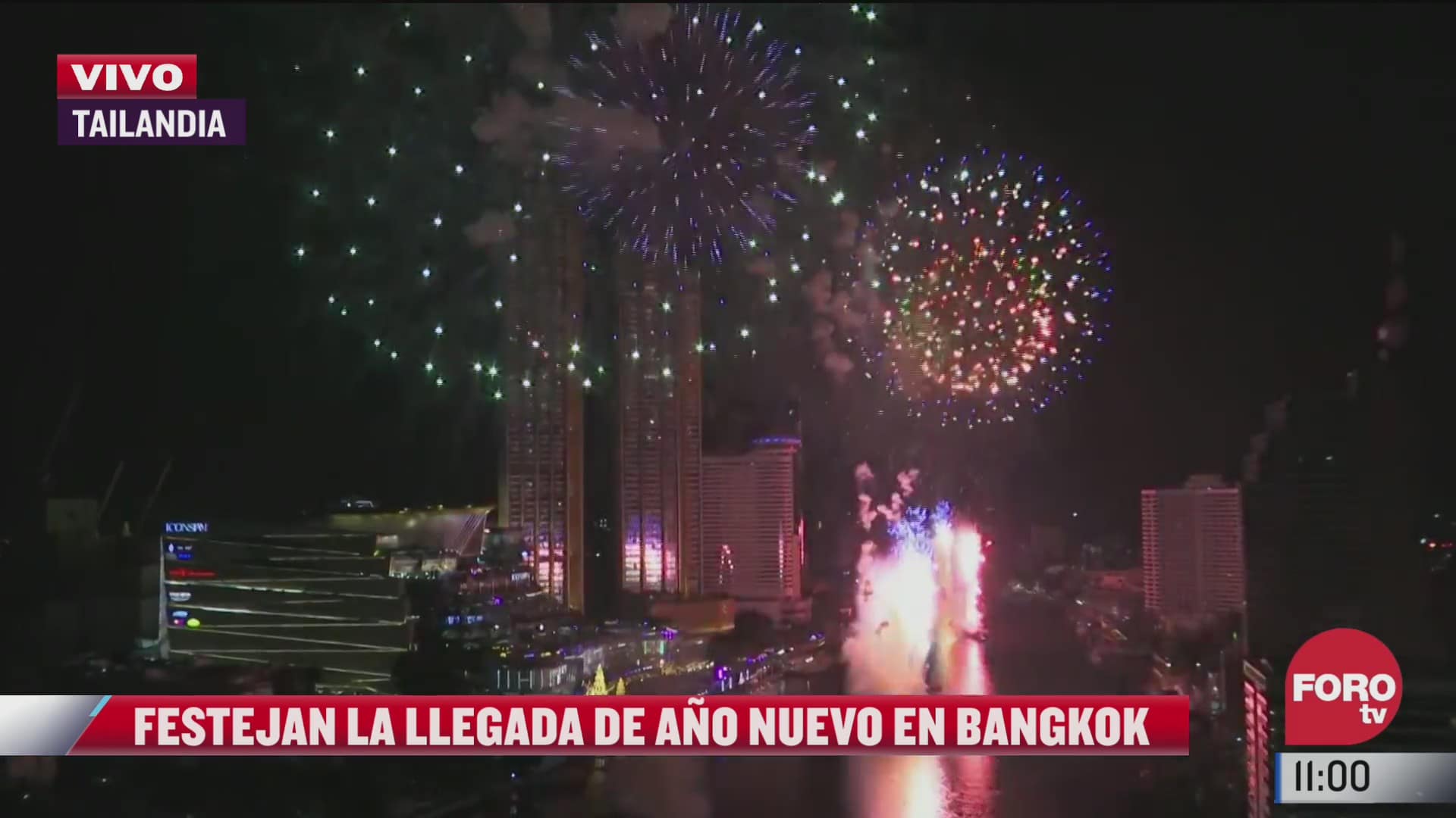 festejan la llegada de ano nuevo en bangkok tailandia
