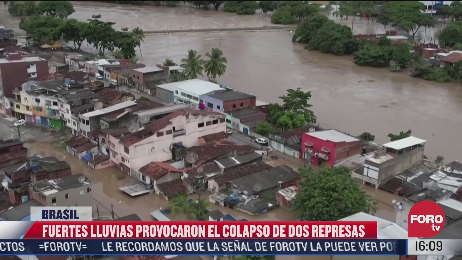 fuertes lluvias provocan colapso de dos represas en brasil