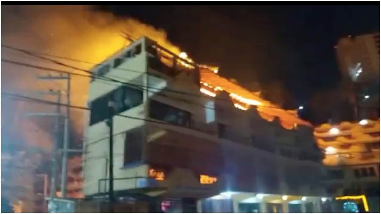 Incendio Acapulco