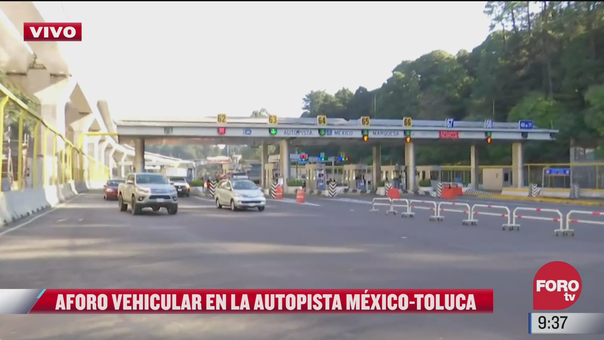 incrementa aforo vehicular en la autopista mexico toluca