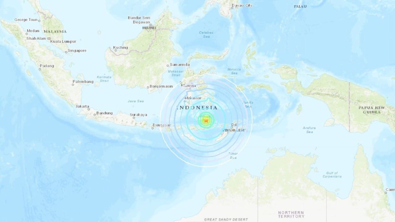 Indonesia desactiva alerta de tsunami tras fuerte sismo de magnitud 7.3