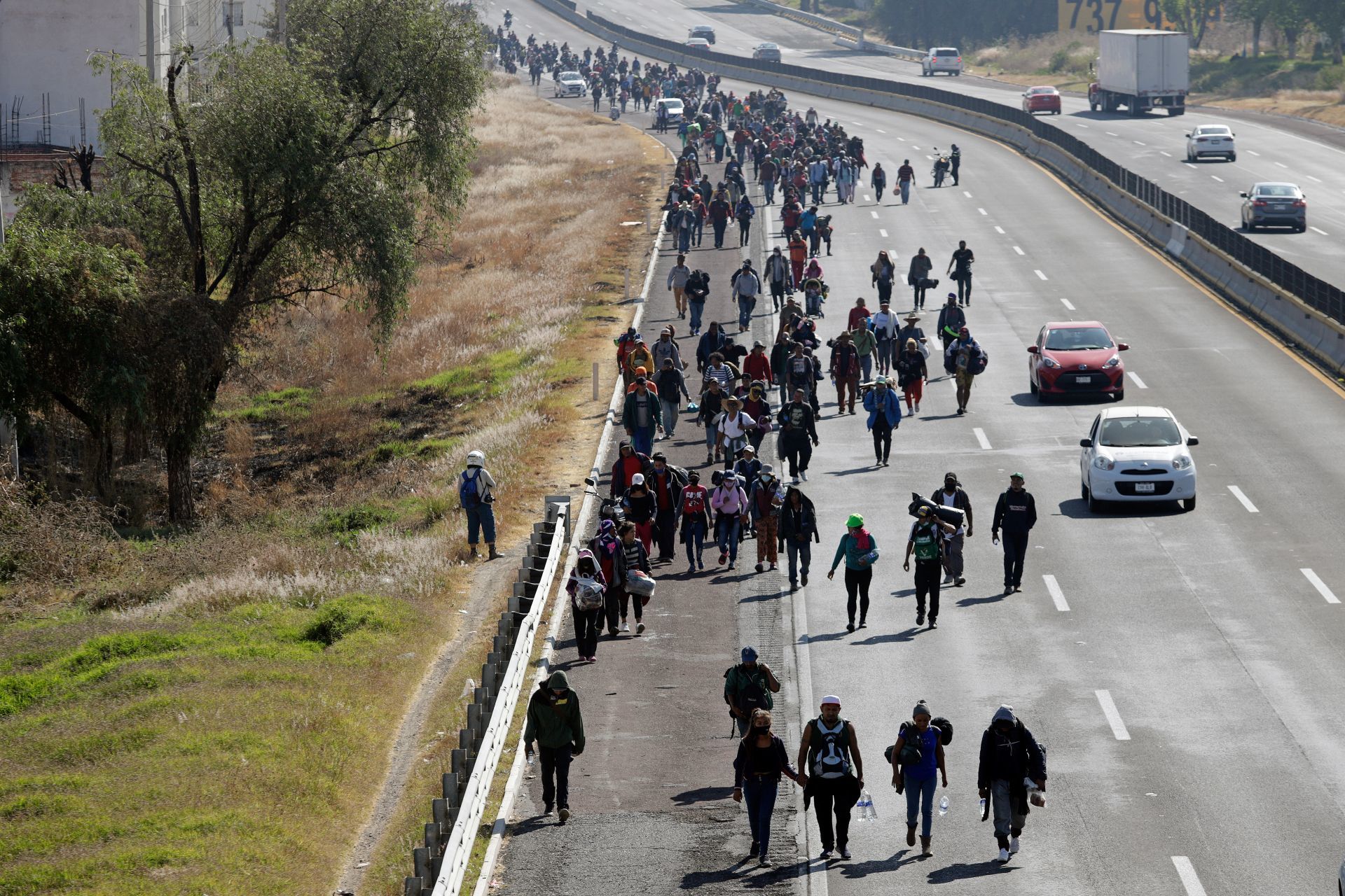 Caravana Migrante podría llegar esta noche o el sábado a la CDMX tras su parada en Puebla