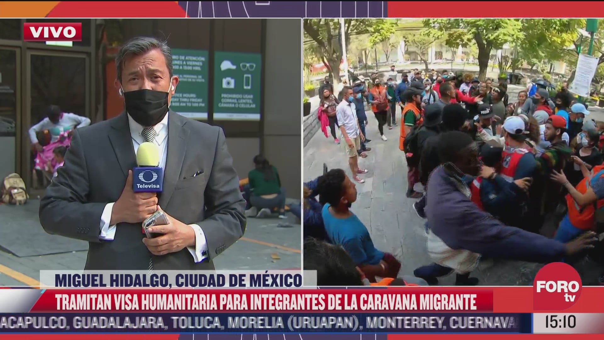 migrantes solicitaran autobuses para salir de cdmx
