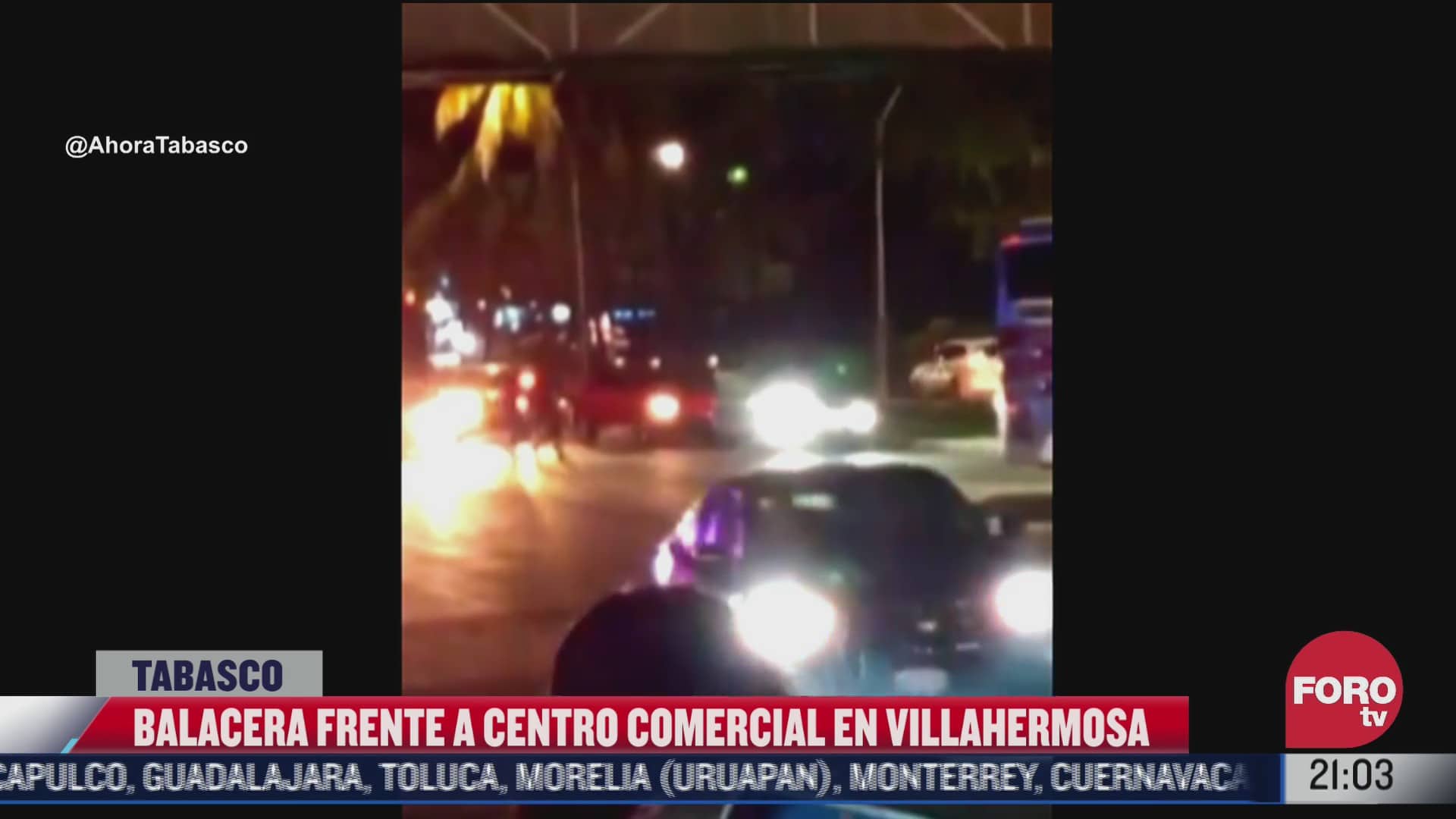 muere al menos una persona tras balacera frente a centro comercial de villahermosa