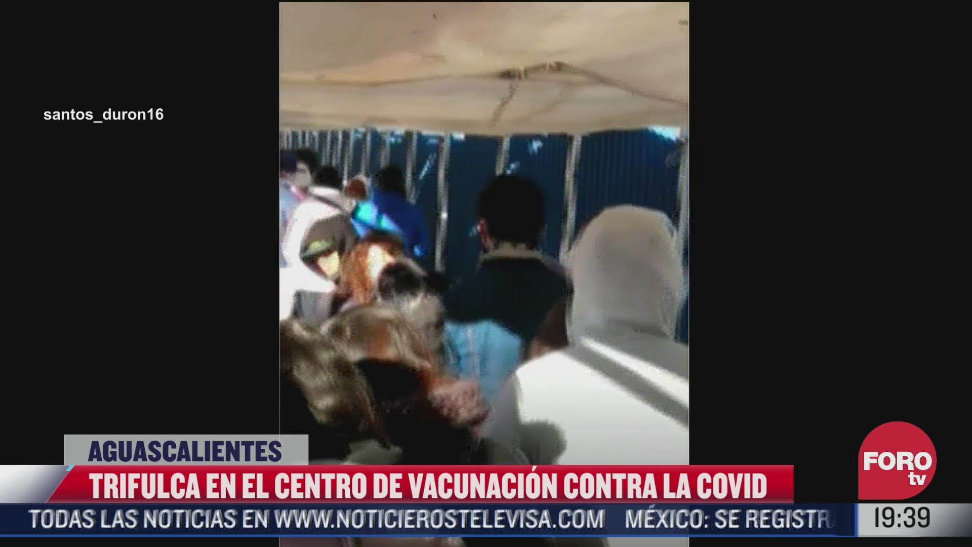 mujeres pelean en sede de vacunacion contra covid 19 en aguascalientes