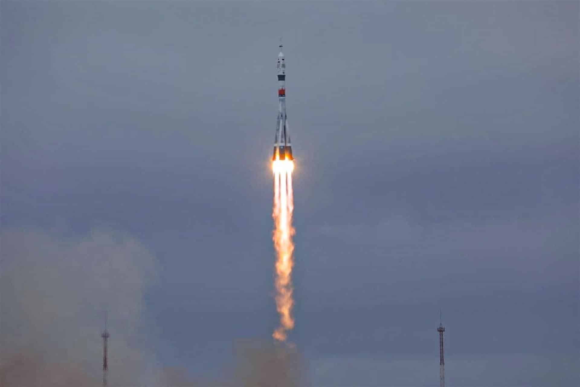 La nave rusa Soyuz MS-20