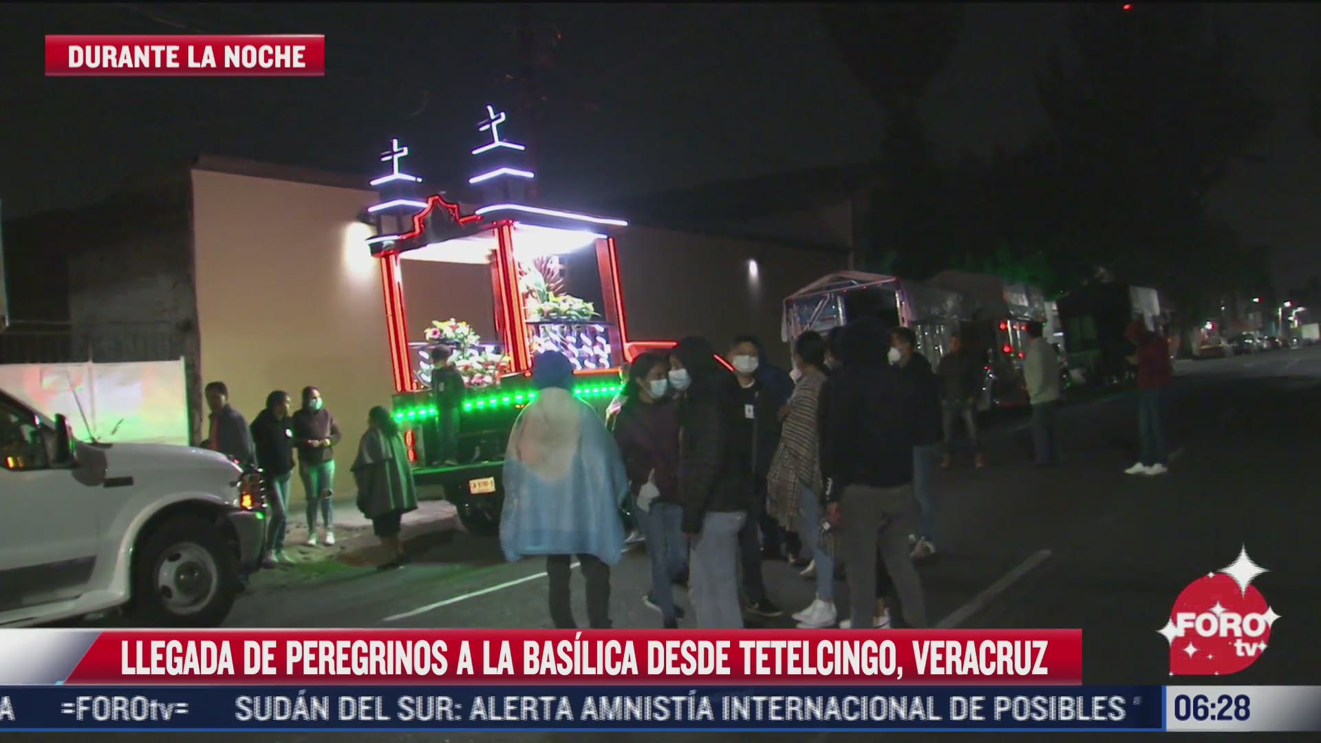 Continúa la llegada de peregrinos a la Basílica de Guadalupe