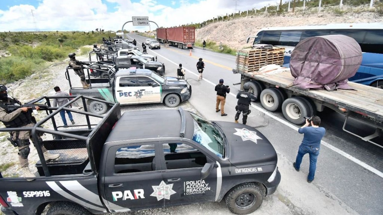 Policía de Coahuila repele agresión de presuntos criminales en municipio de Guerrero.