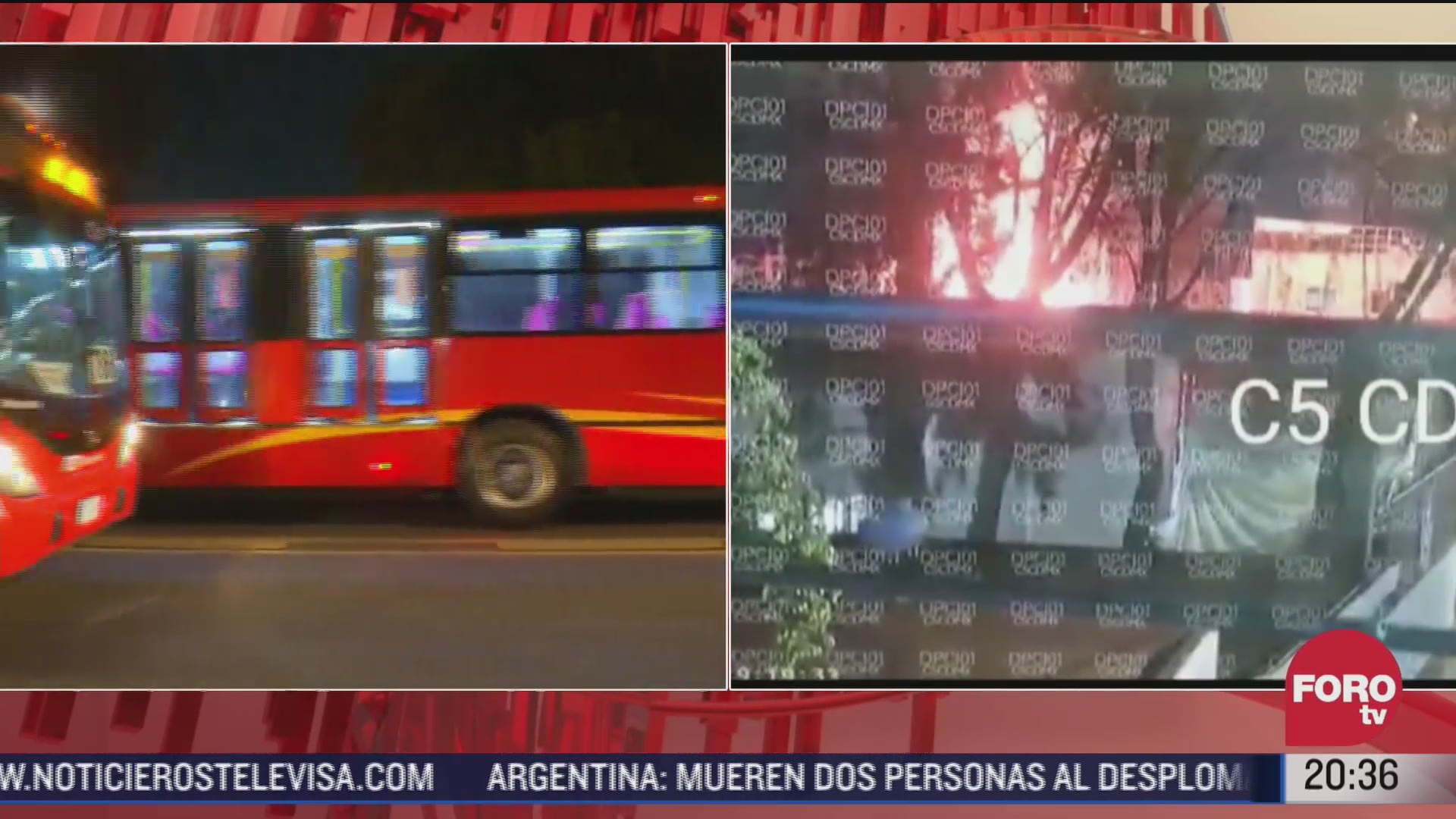 reanudan servicio del metrobus tras controlar incendio en montevideo