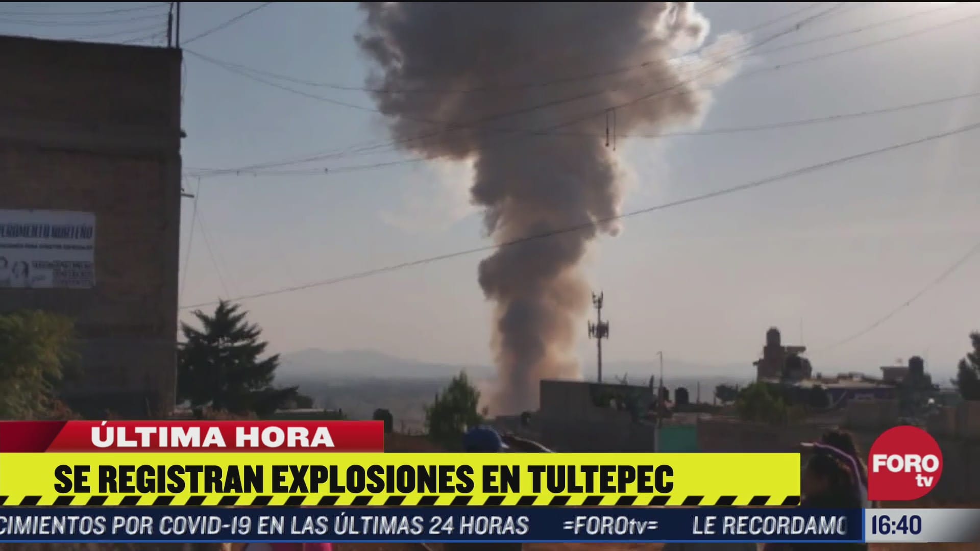 se registra explosion en tultepec