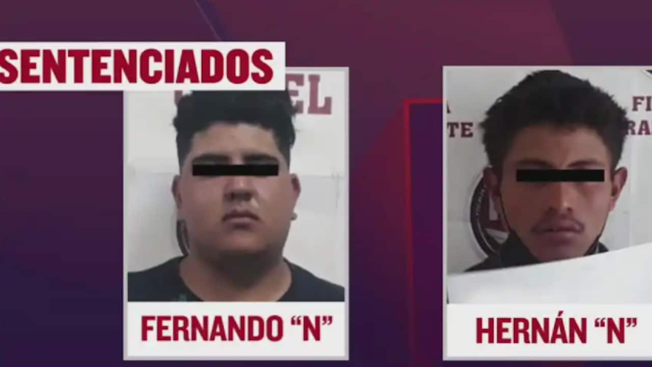 Fernando “N” y Hernán “N” fueron condenados a 20 años y siete meses de prisión por robo en Ecatepec (FOROtv)