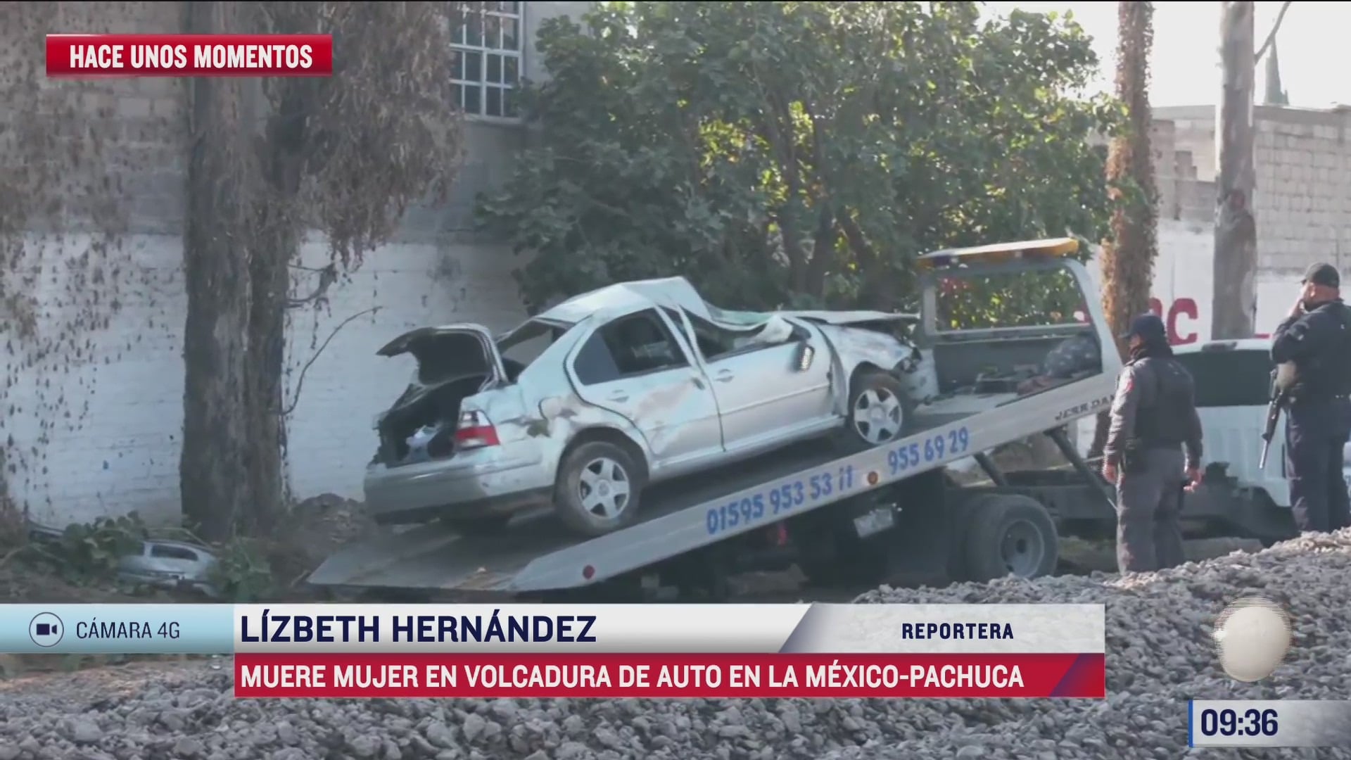 Muere mujer en accidente en la México-Pachuca