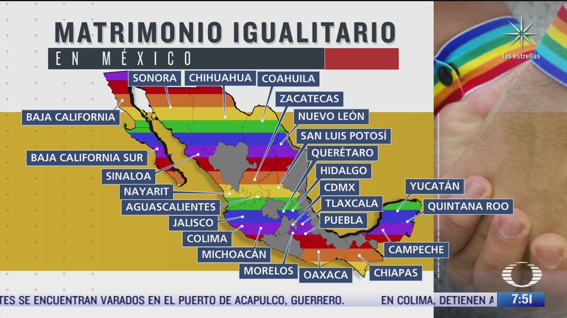 ¿Qué estados han aprobado el matrimonio igualitario en México?
