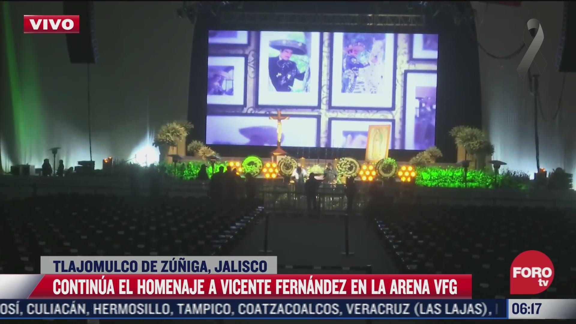 Homenaje a Vicente Fernández se extendió hasta el amanecer de hoy 13 de diciembre de 2021